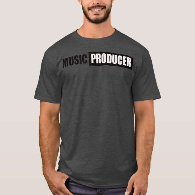 MUSIC PRODUCER TSHIRT DESIGN DJ ARTIST SINGER T SHIRT (Framsida)