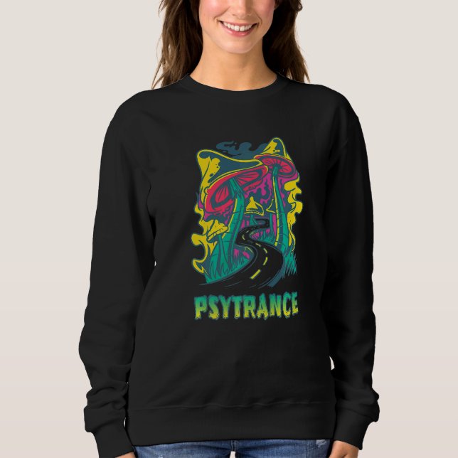 Music Psytrance Party Soundsystem DJ Rave   T Shirt (Framsida)