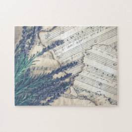Music Puzzle med Lavender Pussel