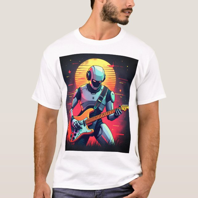 Music Rebot T Shirt (Framsida)