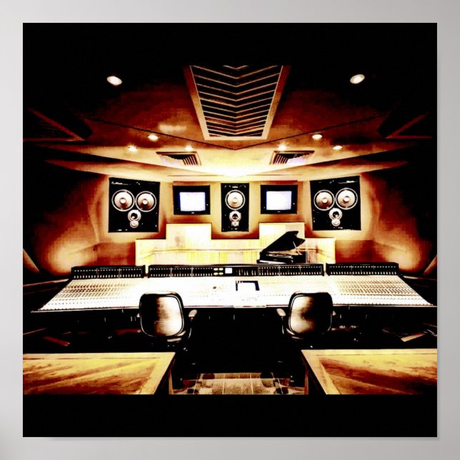 Music Recording Studio Poster (Framsidan)