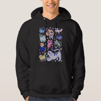 Music Retro Äventyr Time Funny Graphic Gift Hoodie