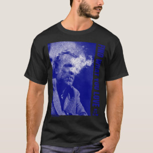 Music Retro Charles Bukowski-presenter för Movie F T Shirt