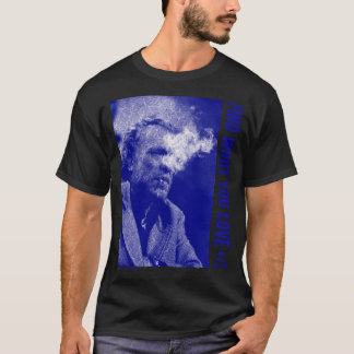 Music Retro Charles Bukowski-presenter för Movie F T Shirt
