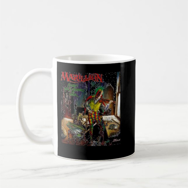 Music Retro Marillion Funny Graphic Gift Kaffemugg (Vänster)