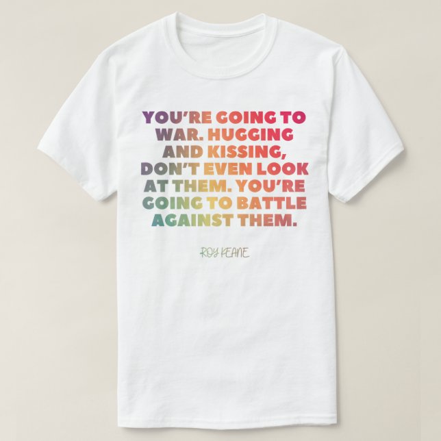 Music Retro Roy Keane Quote Unisex Top T Shirt (Design framsida)