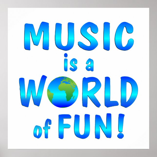 Music Roligt Poster (Framsidan)