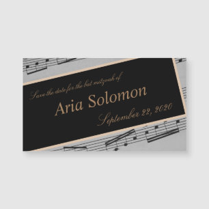 Music Romantik Spara datum magneter-kort