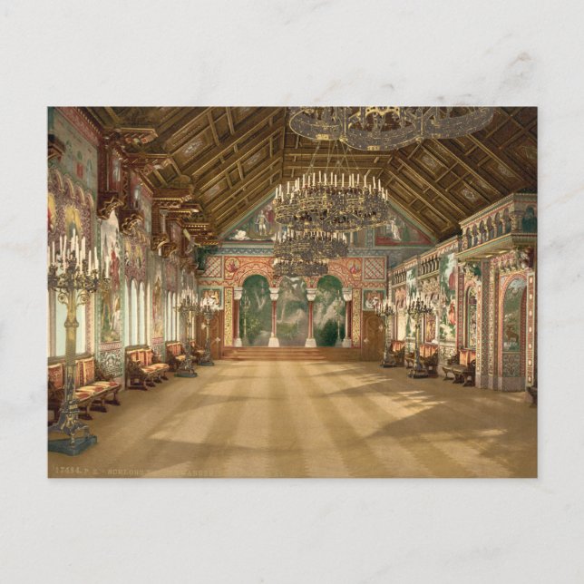Music Room Neuschwanstein Castle Tyskland Vykort (Framsida)
