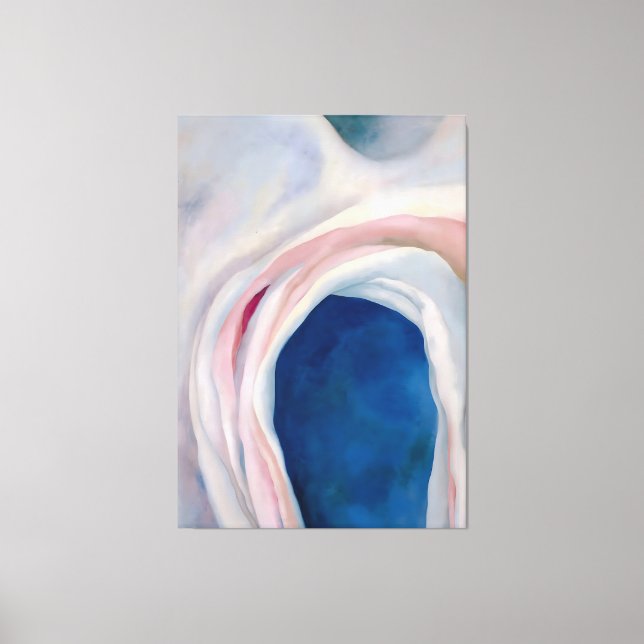 Music Rosa and Blue by O'Keeffe Canvastryck (Framsida)
