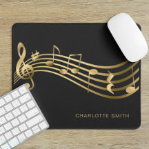 Music School Office Elegant Guld Musik noter