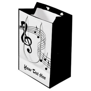 Music Score Musician Medium Gift Bag
