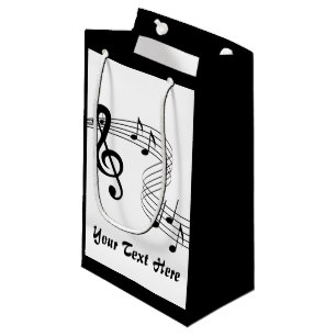 Music Score Musician Small Gift Bag
