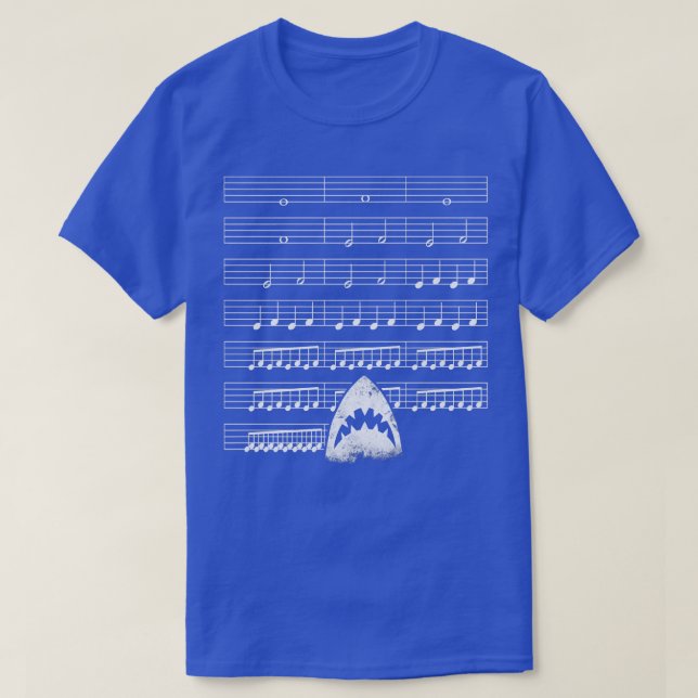 Music Shark Funny T Shirt (Design framsida)
