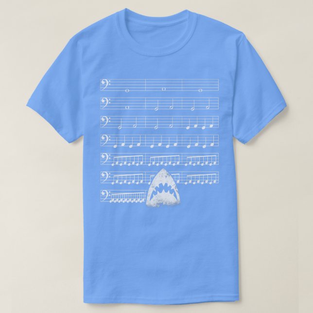 Music Shark FunnyFör kvinnor T Shirt (Design framsida)