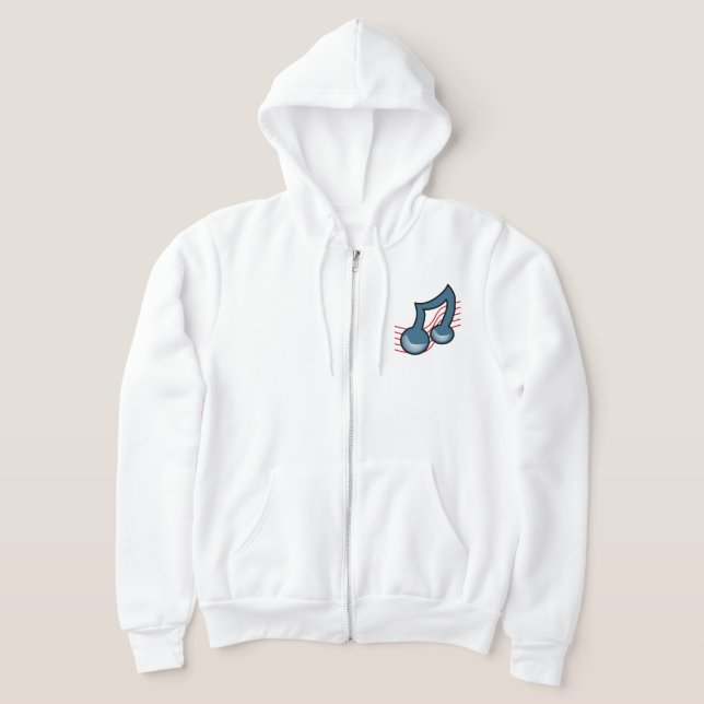 Music Sign Hoodie T Shirt (Laydown)