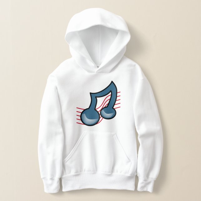 Music Sign Hoodie T Shirt (Laydown)