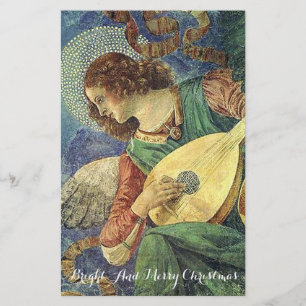 MUSIC SKAPAR CHRISTMAS ANGEL Lute Player Brevpapper