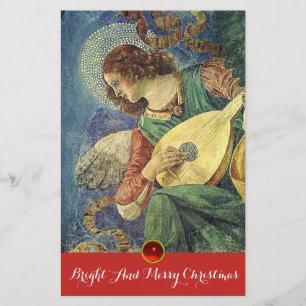 MUSIC SKAPAR CHRISTMAS ANGEL Lute Player Brevpapper