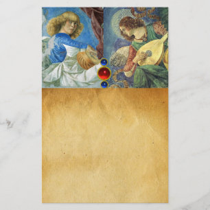 MUSIC SKAPAR CHRISTMAS ÄNGLAR Parchment Brevpapper