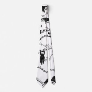 Music Sloth mönster Slips