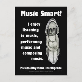 Music Smart - tom Vykort