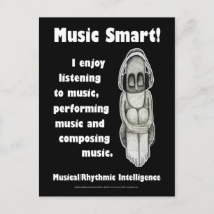 Music Smart - tom Vykort