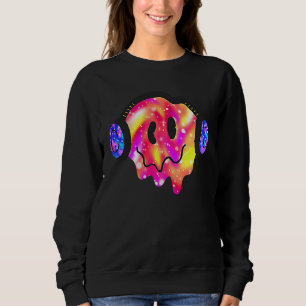 Music Smildra Ansikte Costume Lycklig Cute Headpho T Shirt