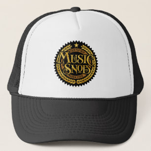 Music Snob - lustig musik älskare Keps