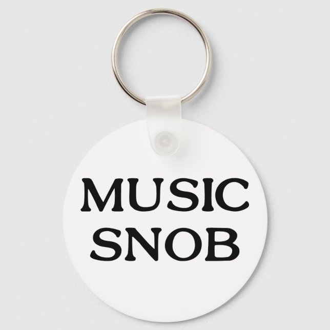 Music Snob Nyckelring (Framsida)