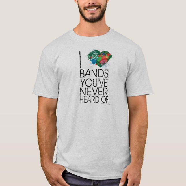 Music Snob Tee Shirt (Framsida)