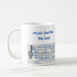 Music Soothes the Soul Kaffemugg