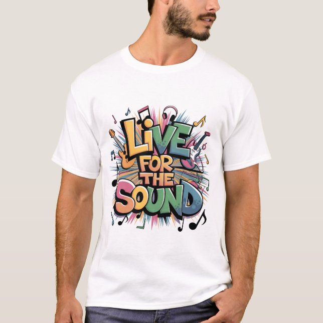 Music Soul-premiumdesign T Shirt (Framsida)