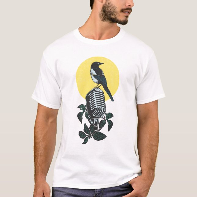 Music Sparrow T Shirt (Framsida)