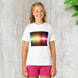 Music Spectrum Soundwave Vibrant Audio Visualizer T Shirt