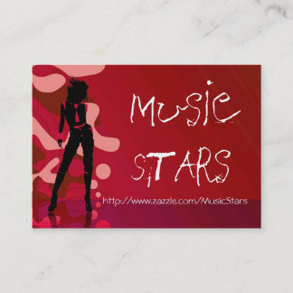 Music Stars Visitkort