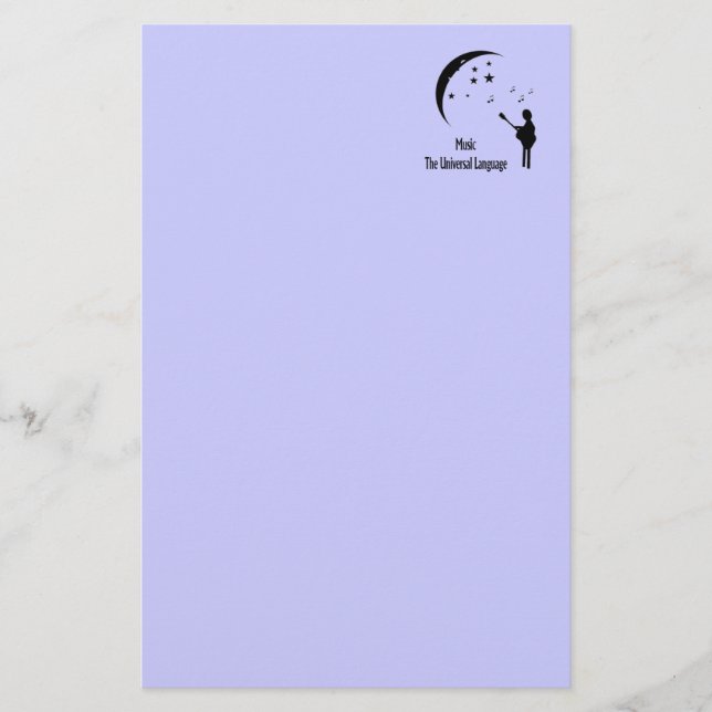 Music Stationary Brevpapper (Framsida)
