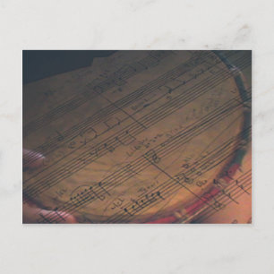 Music Stationary, Postage och Stickers Vykort