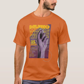 MUSIC Streetwear Design T Shirt