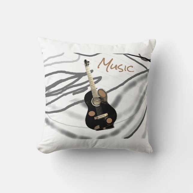 Music Strings Dekorativ kudde (Framsida)
