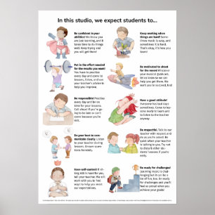 Music Studio Regler Poster