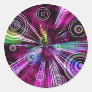 MUSIC SWIRL RUNT KLISTERMÄRKE
