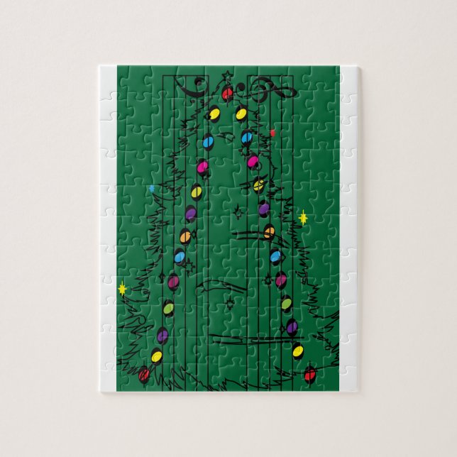 Music symmetry, Christmas tree Pussel (Vertikal)