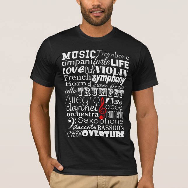 Music T-shirt (Framsida)