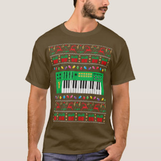 Music Tangentbord Ugly jul Sweater Julafton Ljus T Shirt