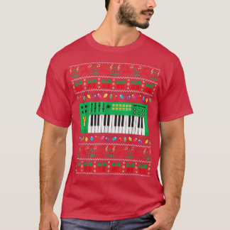Music Tangentbord Ugly jul Sweater Julafton Ljus T Shirt