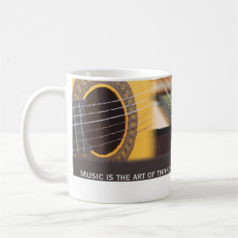Music tänker med ljud Guitar Kaffemugg