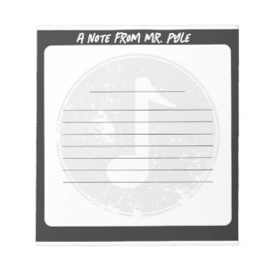 Music Teacher Anteckningsblock