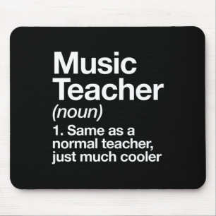 Music Teacher Definition Roligt Back to school Fir Musmatta