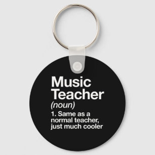 Music Teacher Definition Roligt Back to school Fir Nyckelring